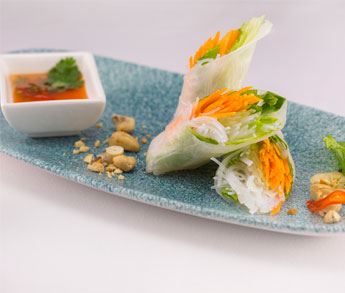 Vietnamese Roll at Sen Lin Restaurant Grand Velas RIviera Nayarit