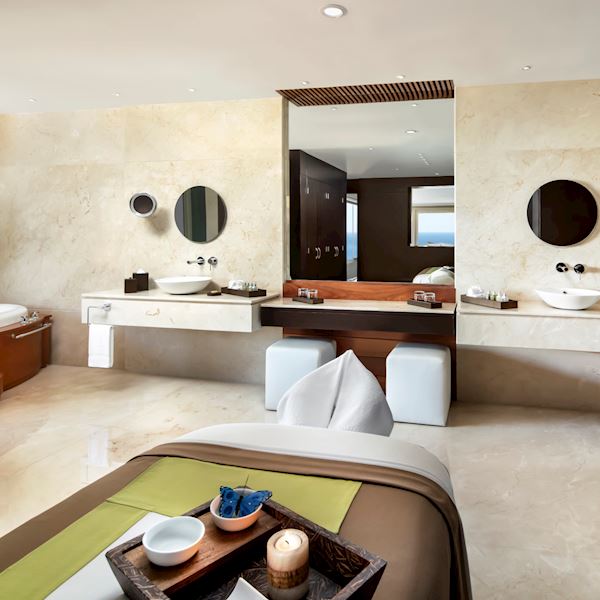 Imperial Spa Suite Offering Bath Amenities at Grand Velas Riviera Nayarit