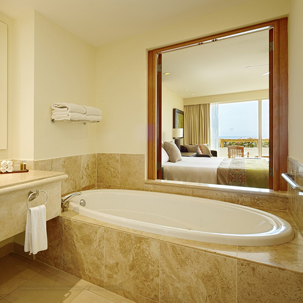 Master King Suite Offering Bath Amenities at Grand Velas Riviera Nayarit