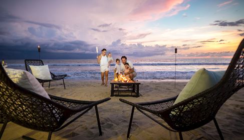 bonfire by the beach