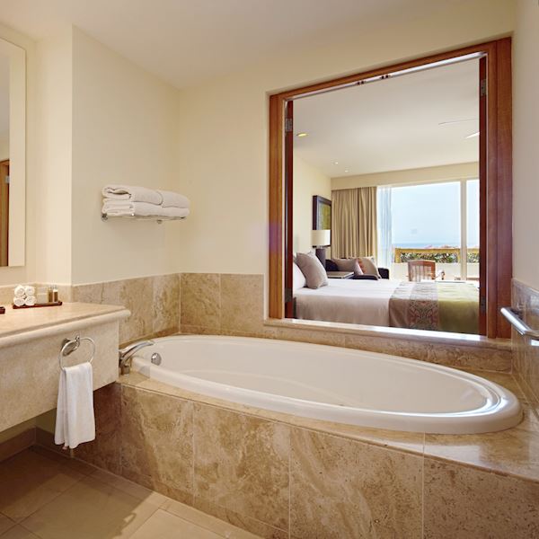 Master Suite Oceanfront Offering Bath Amenities at Grand Velas Riviera Nayarit